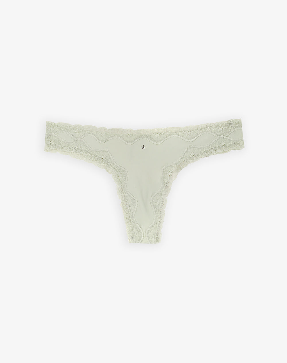 Panty brasilero en punto tiro medio verde