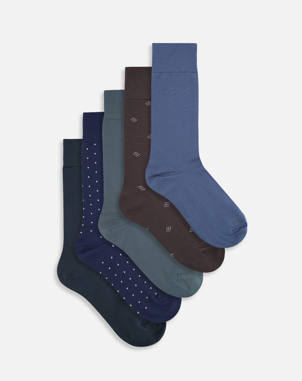 Medias hombre largas formales pack x5 surtido