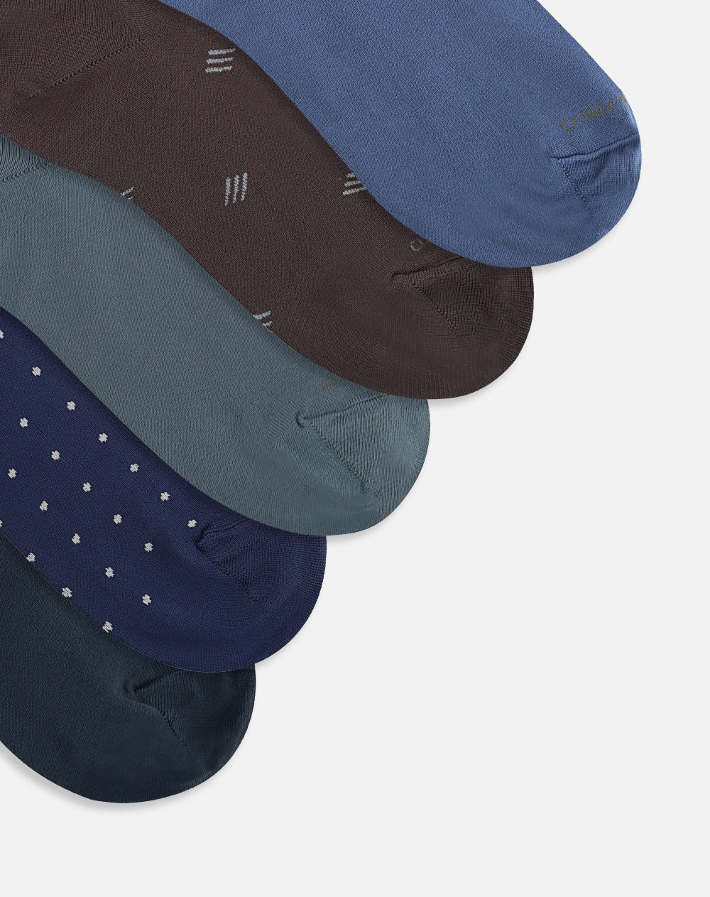 Medias hombre largas formales pack x5 surtido