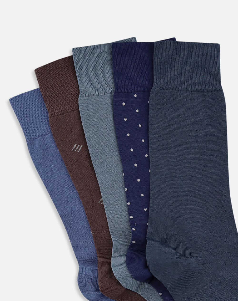 Medias hombre largas formales pack x5 surtido