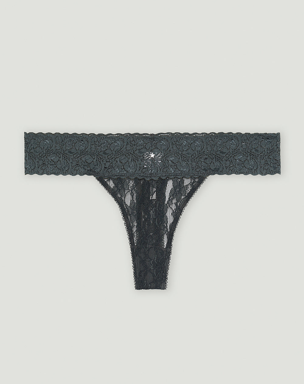 Panty tipo tanga en encaje verde