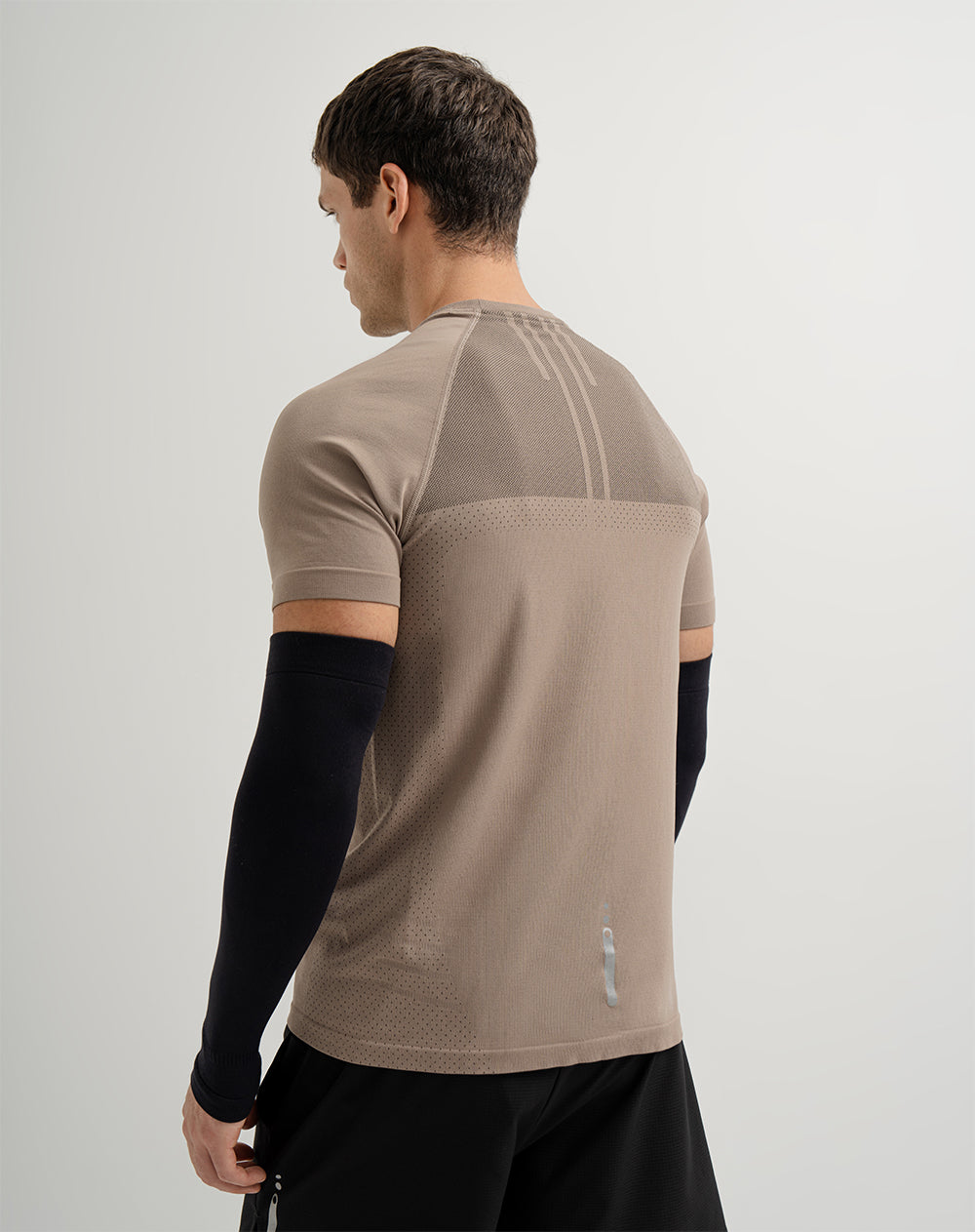 Mangas deportivas microfibra negras unisex