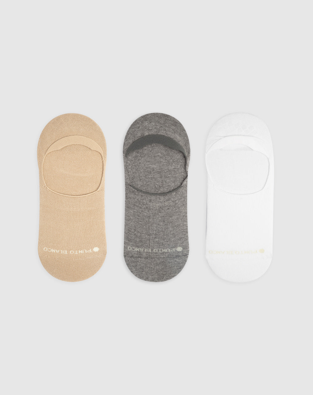 Medias para hombre baletas antideslizante en talónpack x3unds surtidas