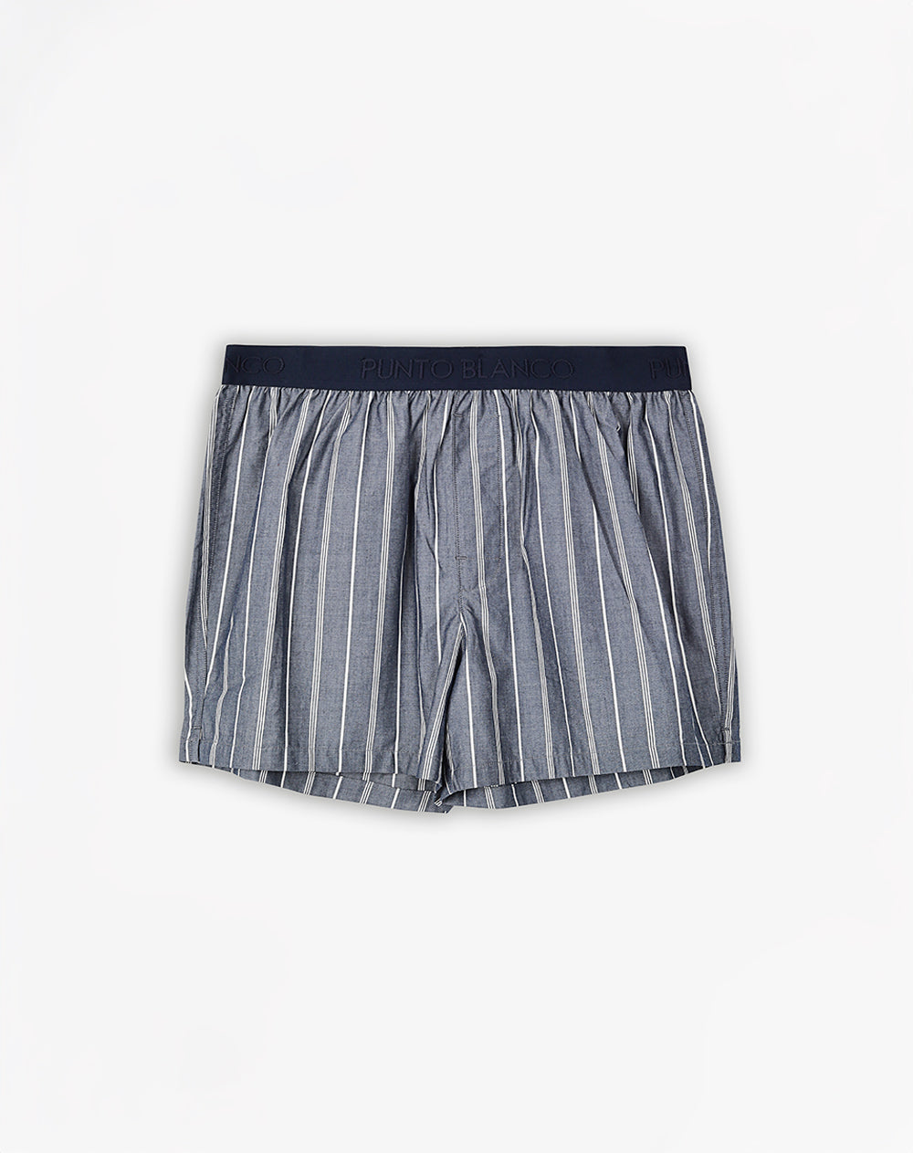 Bóxer medio azul rayas
