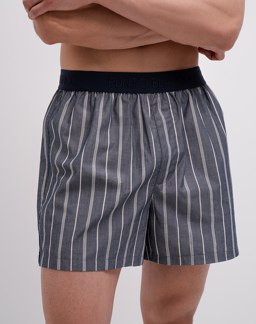 Bóxer medio amplio rayas