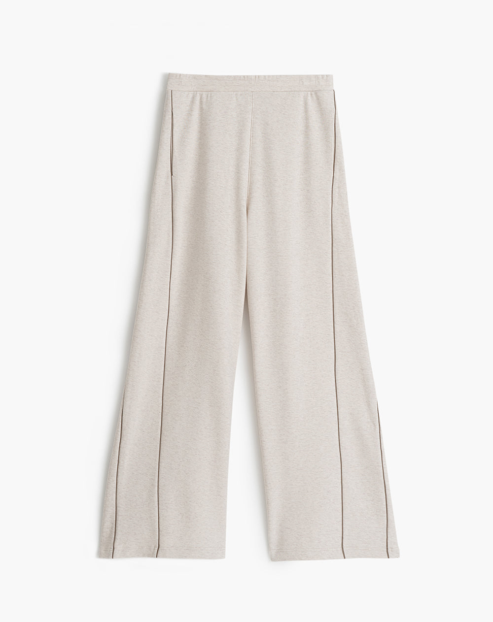 Pantalón relaxed fit tiro medio habano jaspe