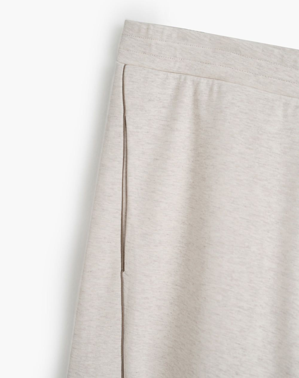 Pantalón relaxed fit tiro medio habano jaspe