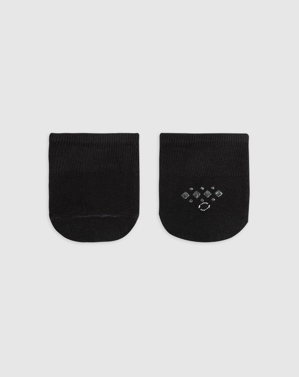 Medias punteras para mujer cinta de silicona pack x2unds negras