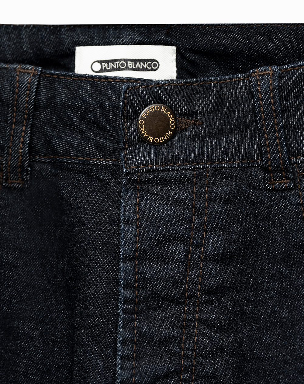 Jean slim fit tiro medio indigo oscuro