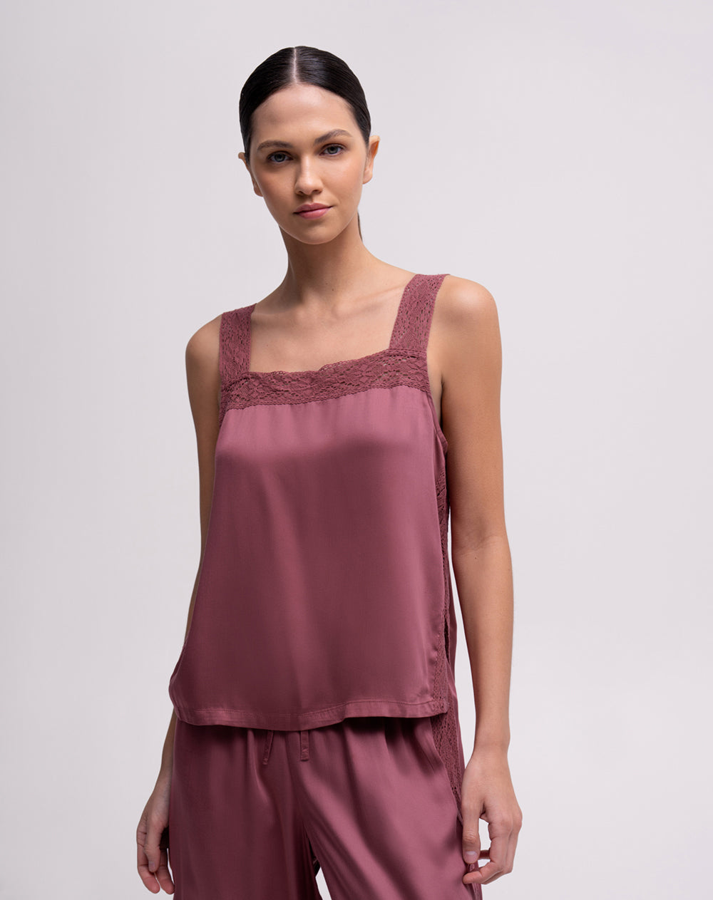 Camiseta relaxed fit palo de rosa