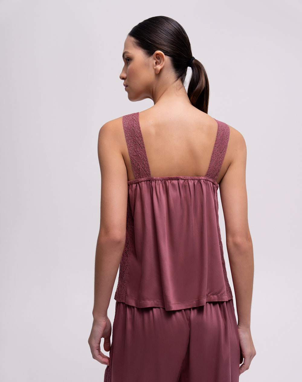 Camiseta relaxed fit palo de rosa