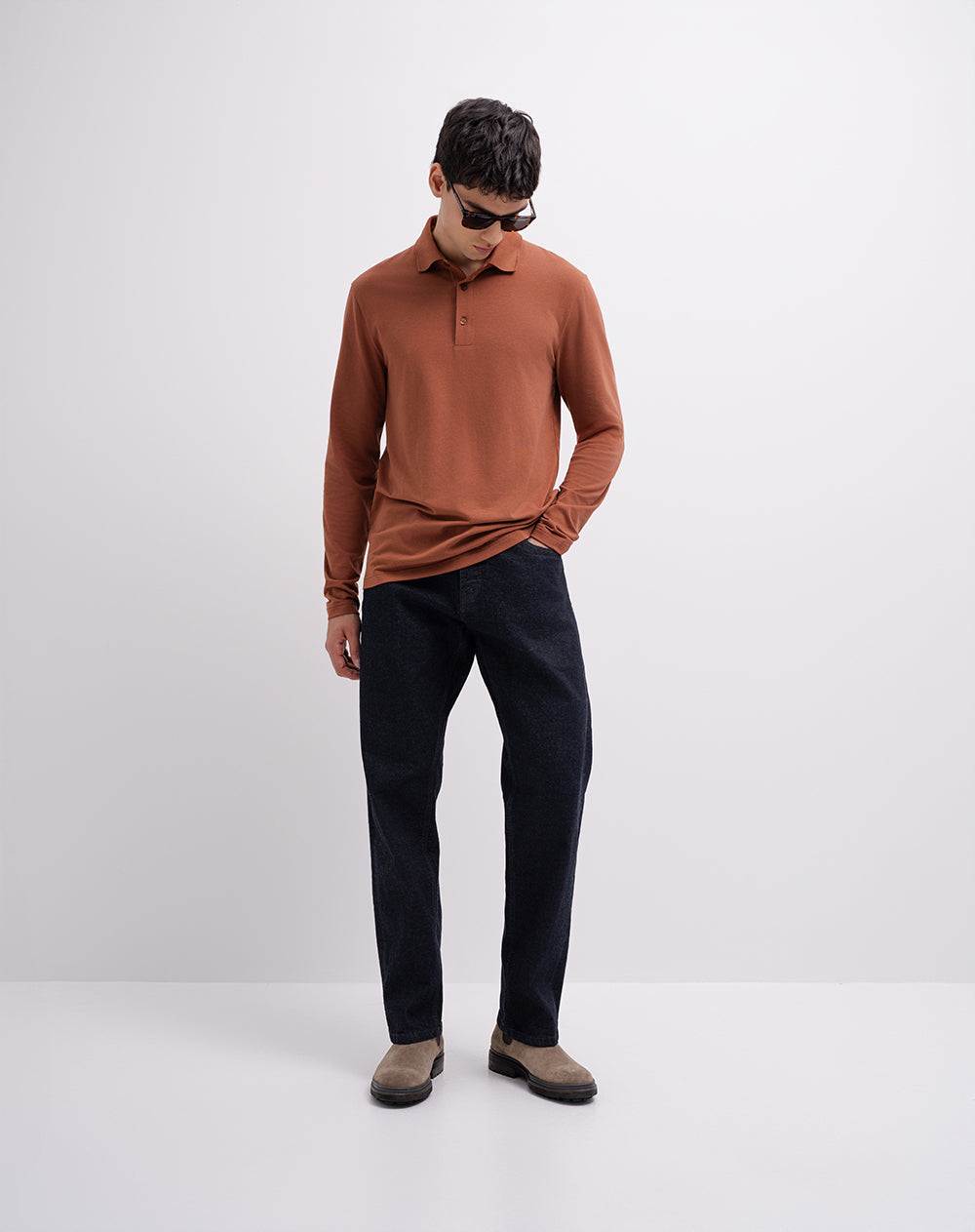 Polo regular fit cafe