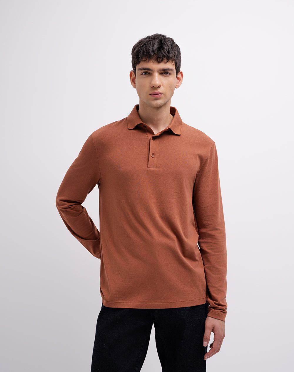 Polo regular fit cafe