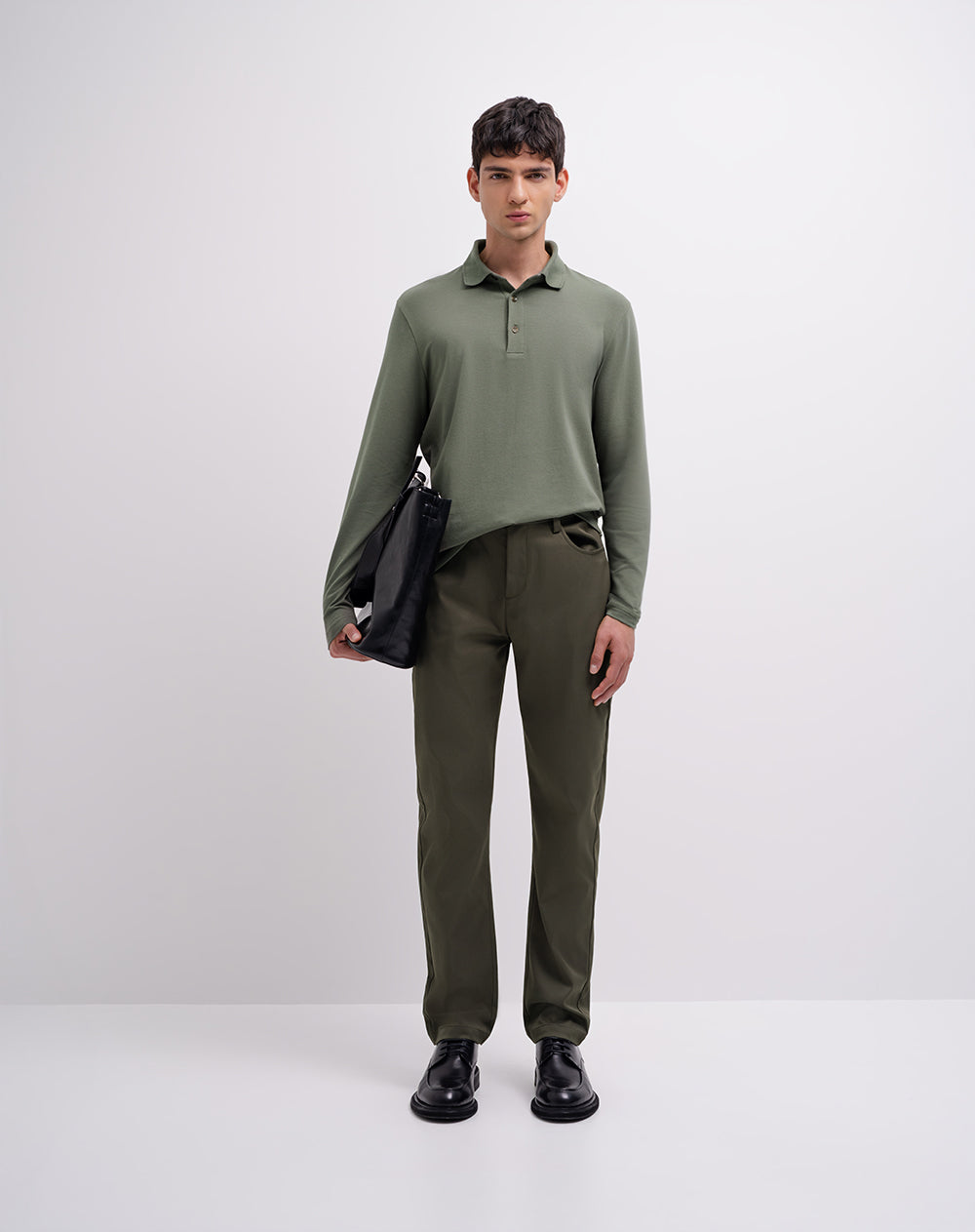 Polo regular fit verde