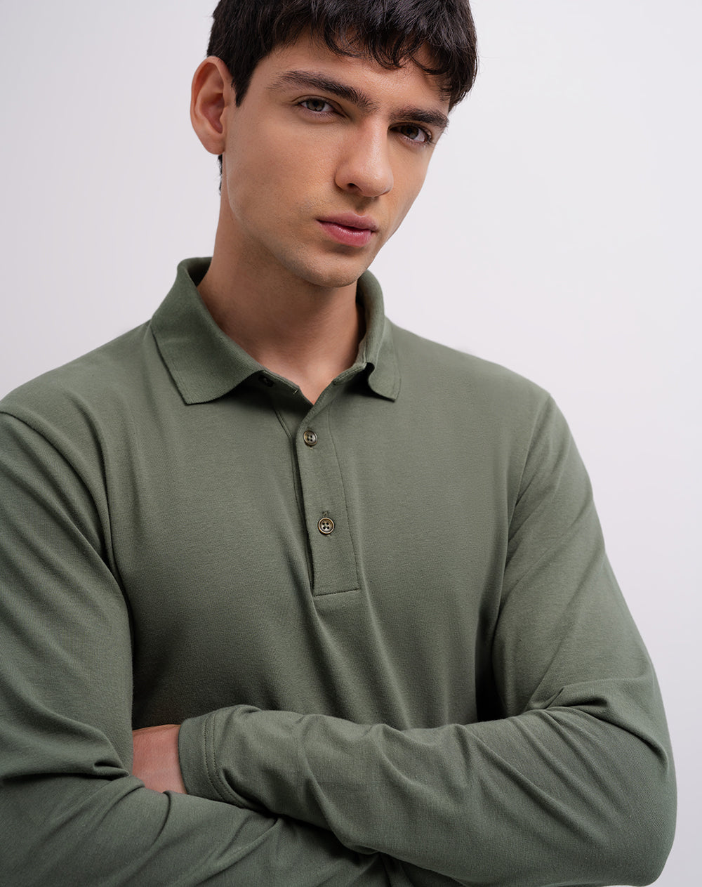 Polo regular fit verde