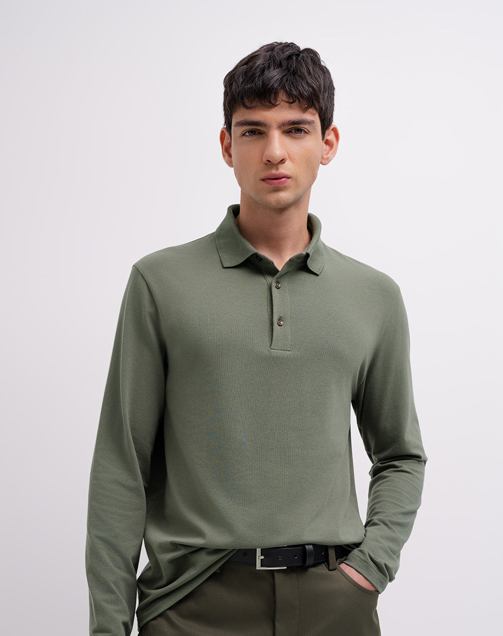 Polo regular fit verde