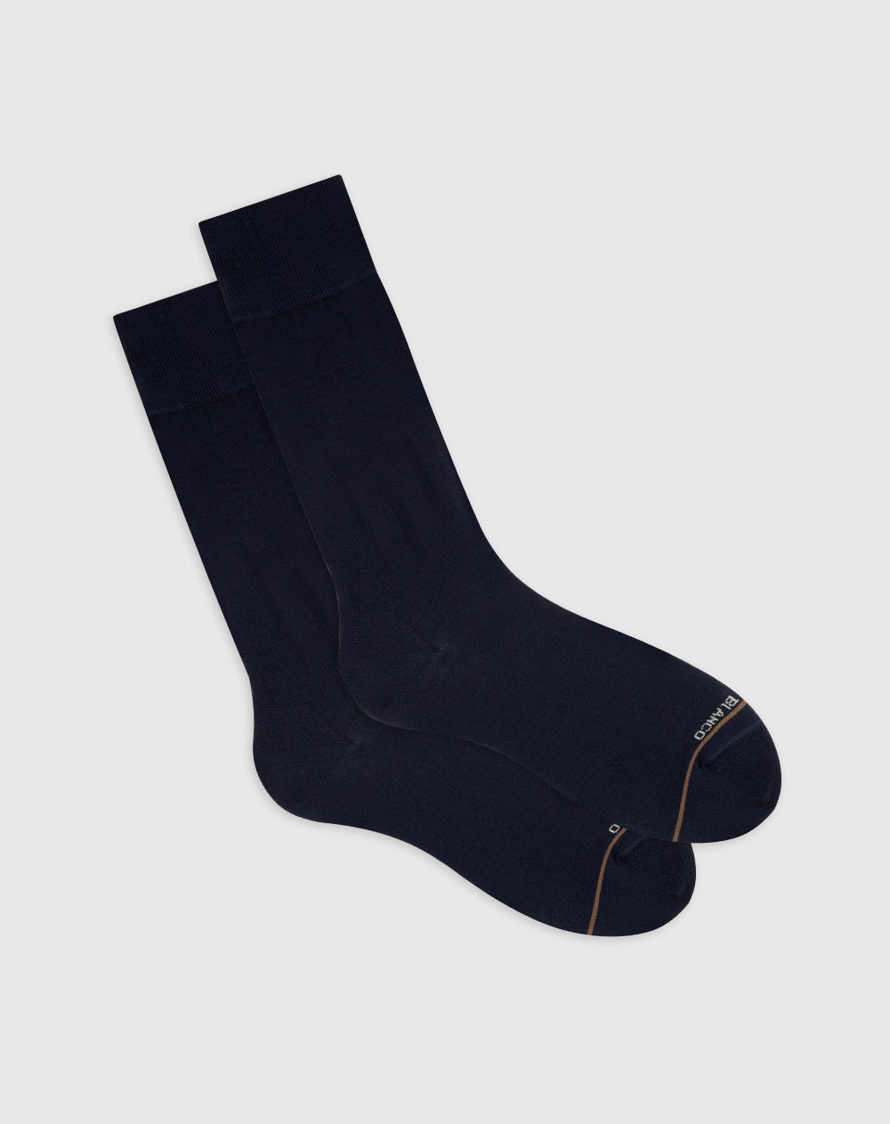 Medias para hombre largas en algodón azules