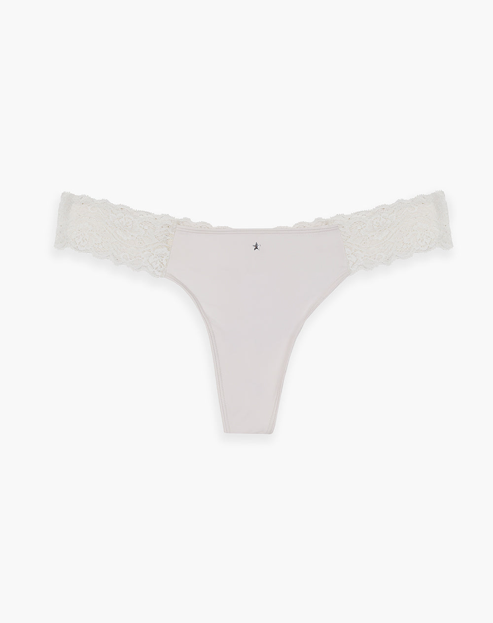 Panty brasilero en punto tiro medio vainilla