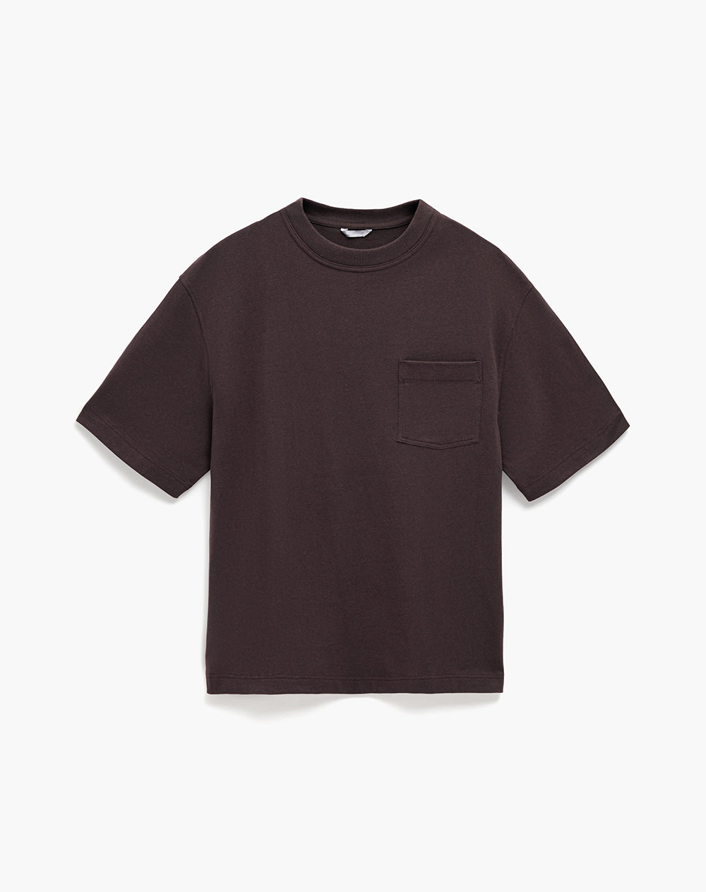 Camiseta regular fit manga corta vinotinto