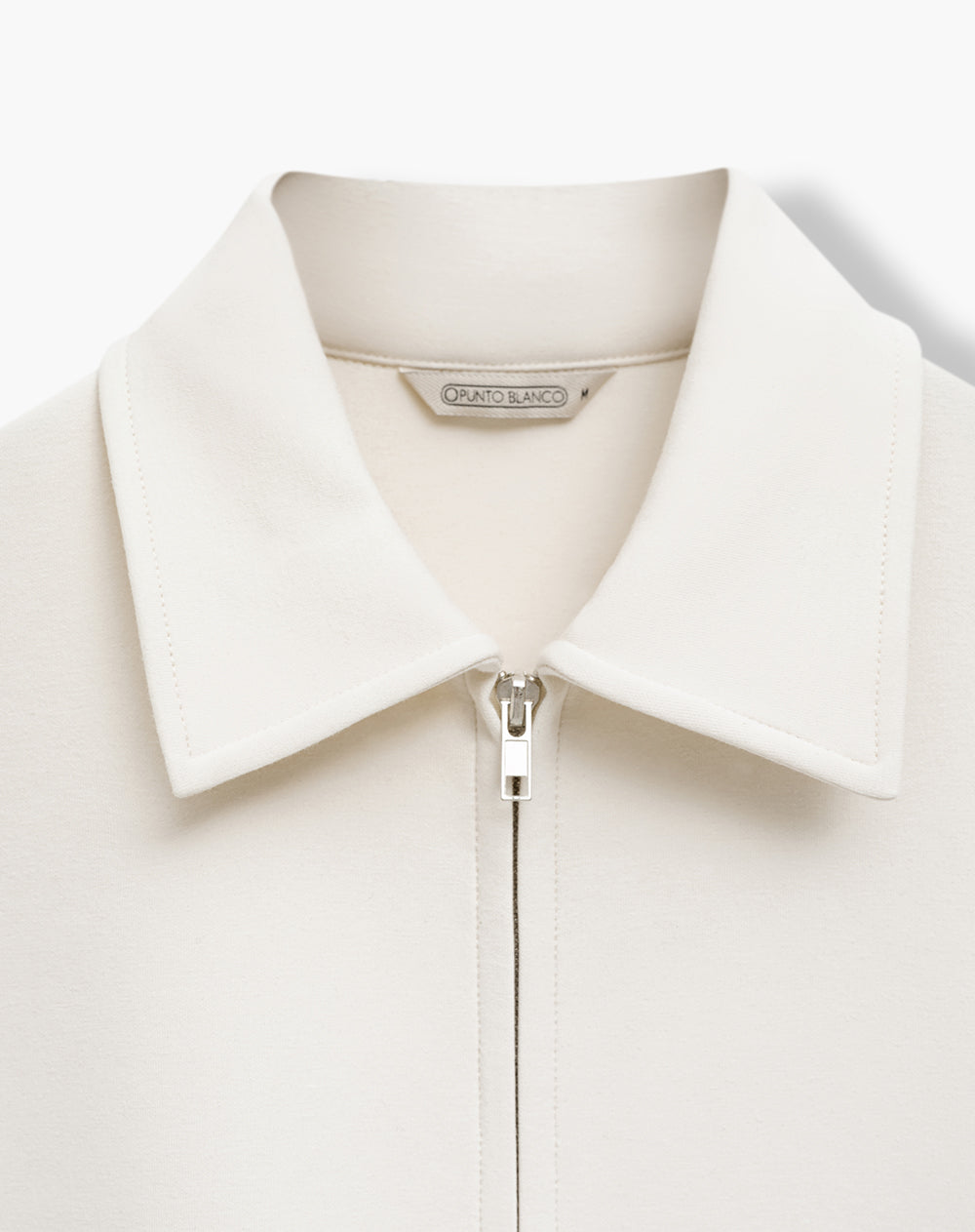 Chaleco oversize cremallera habano mujer