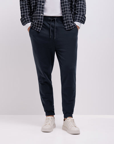 Jogger confort regular azul hombre