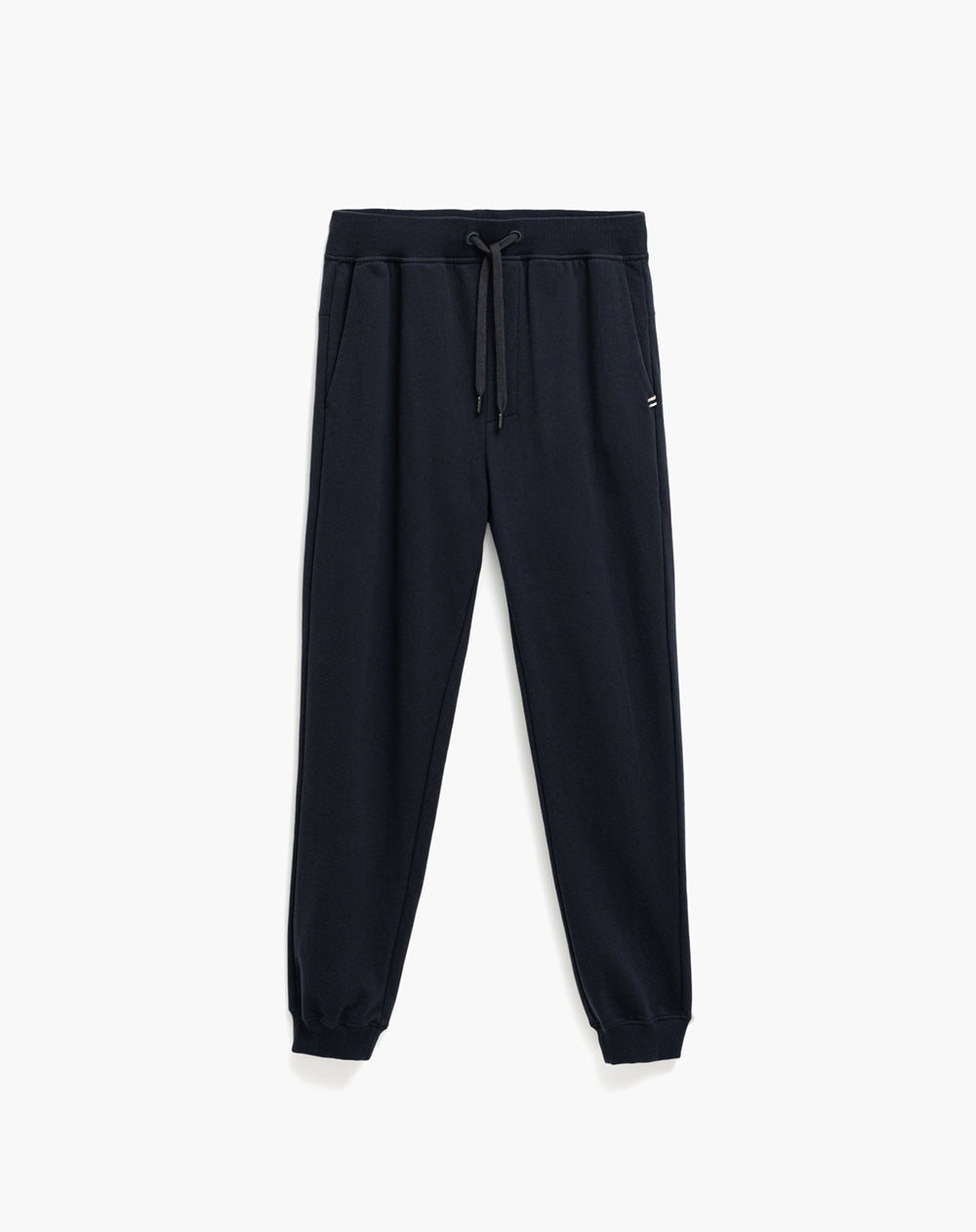Jogger regular fit tiro medio azul