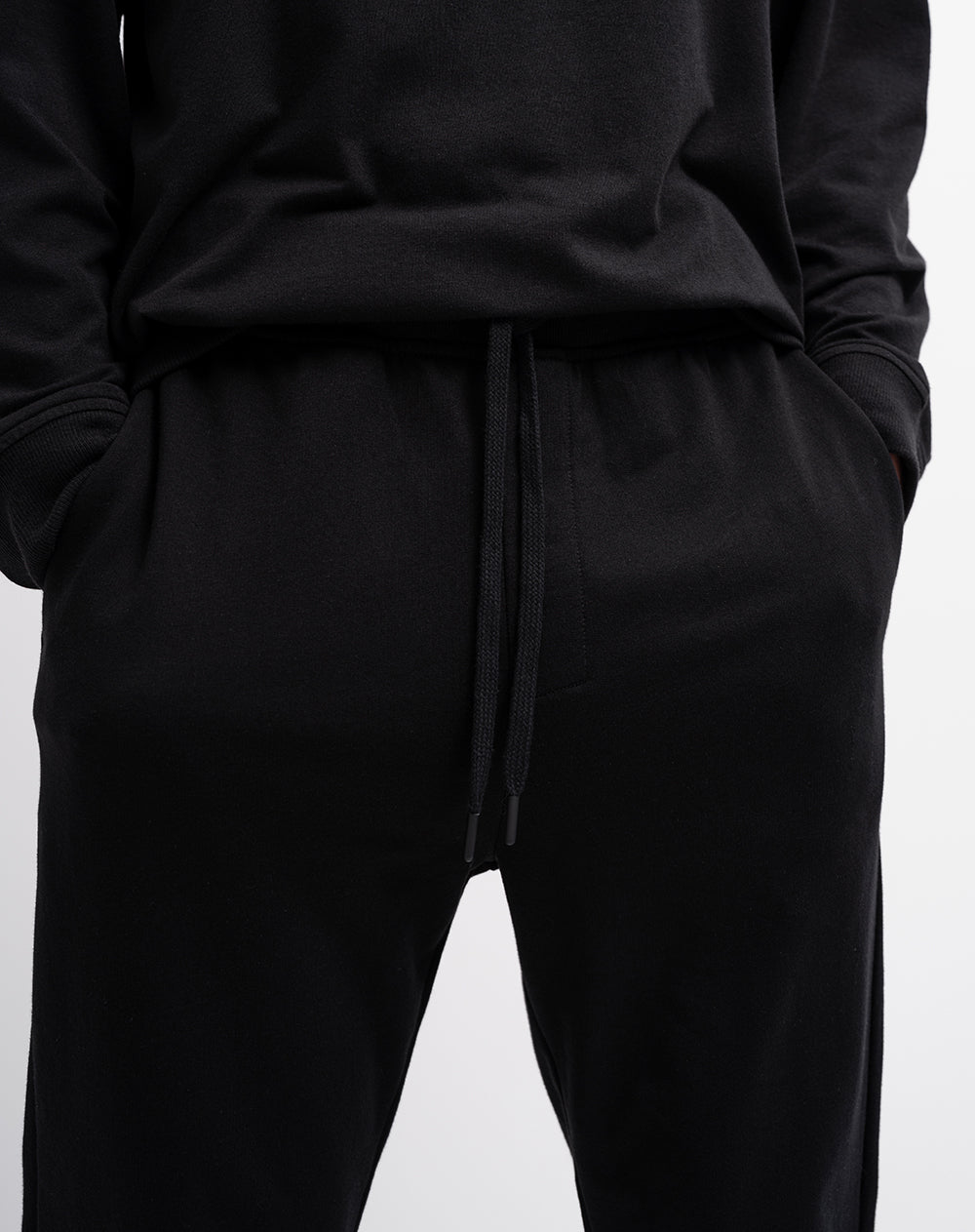 Jogger confort regular negro hombre