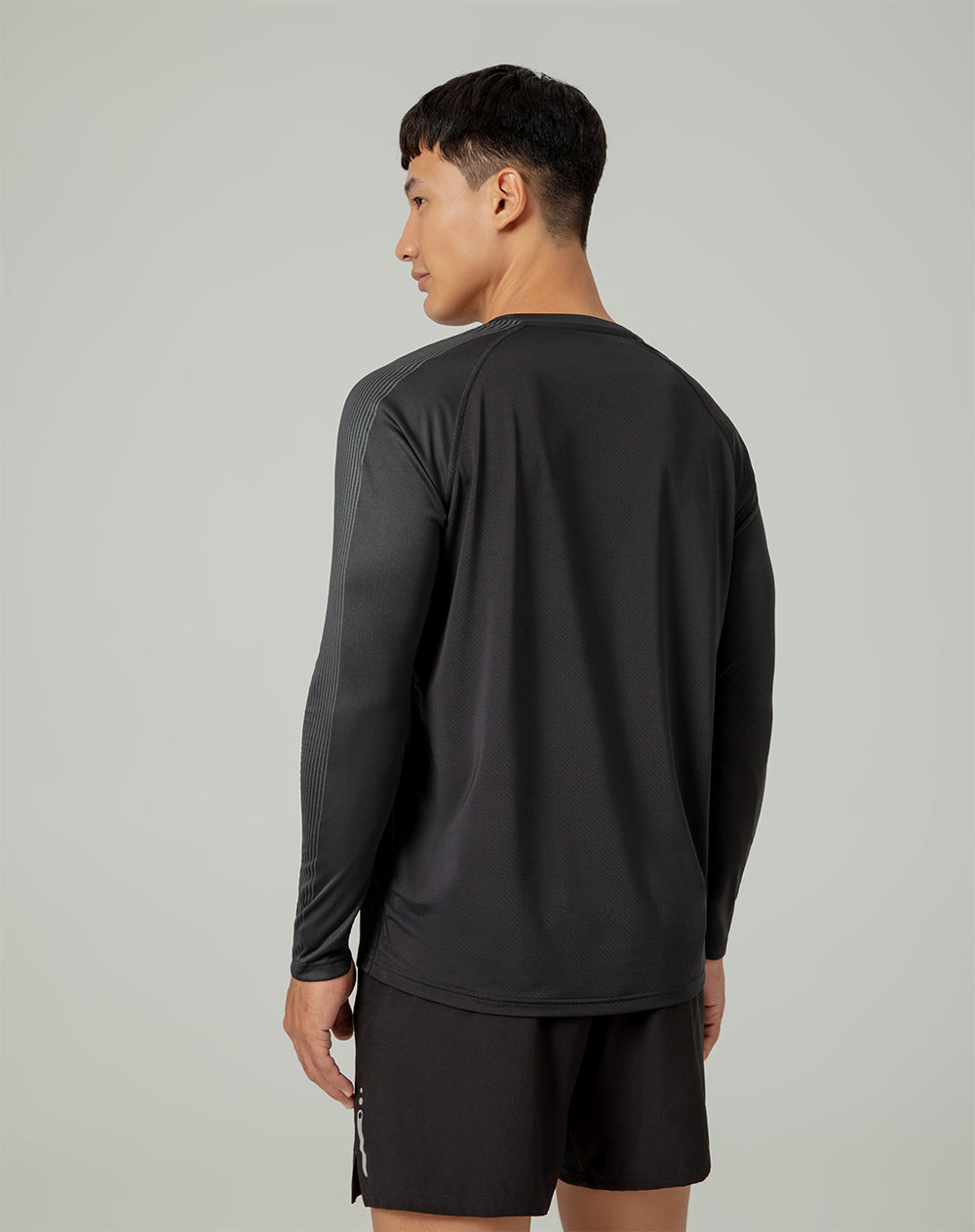Camibuzo deportivo  hombre control humedad negro