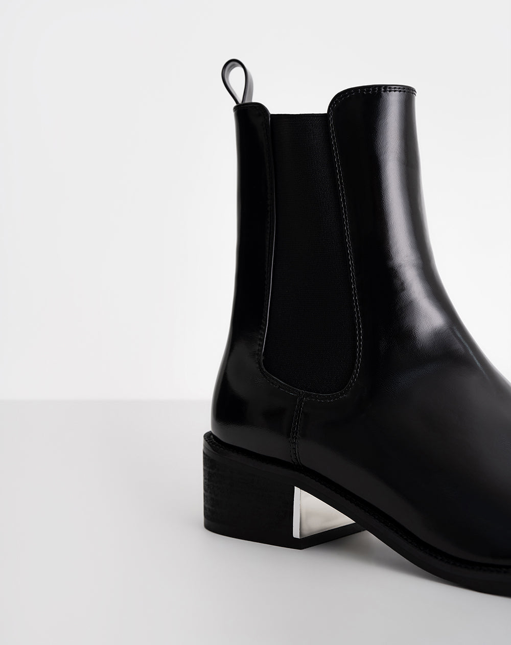 Botín chelsea negro mujer
