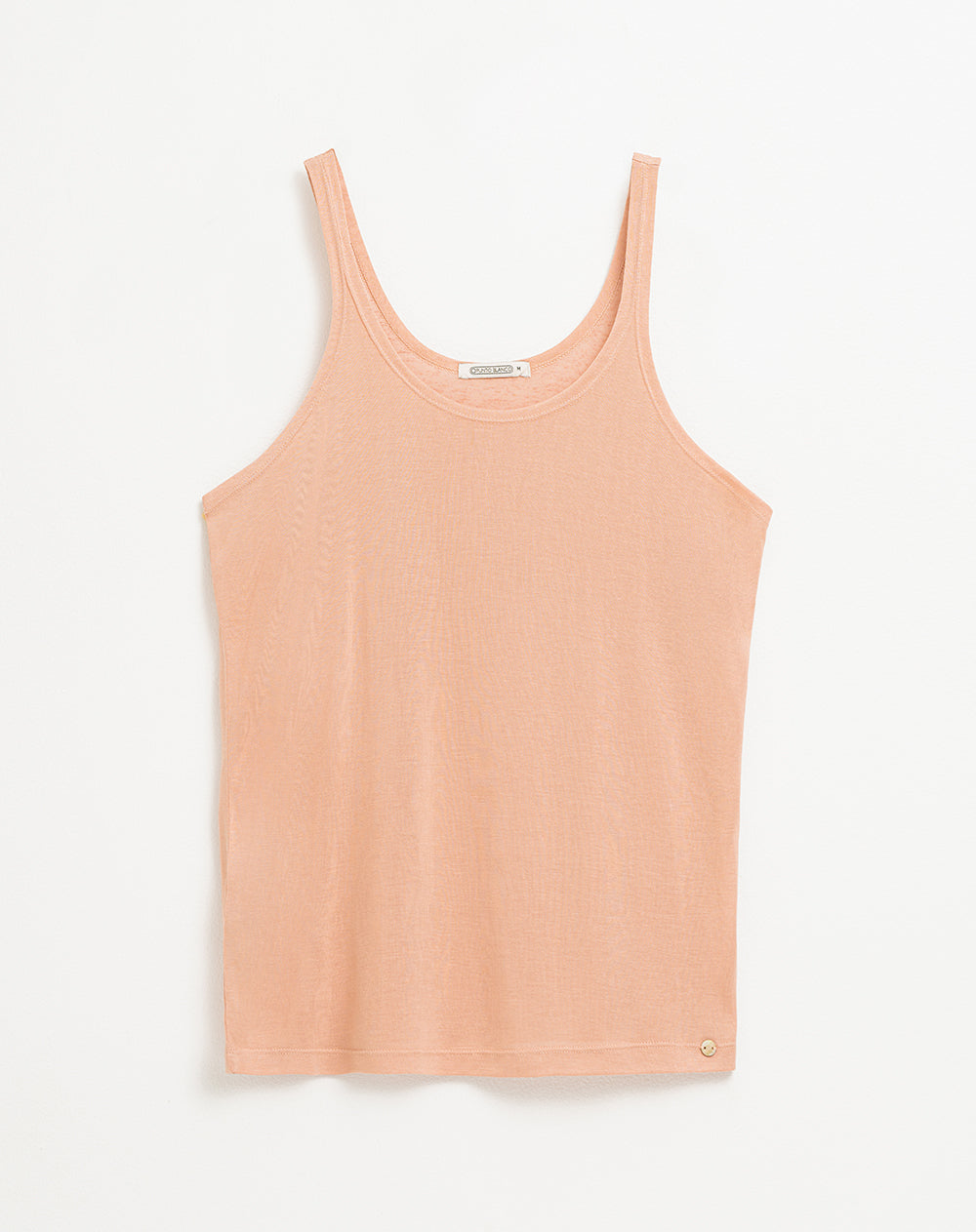 Camiseta sisa de pijama mujer café claro