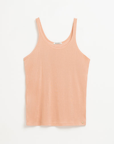 Camiseta sisa de pijama mujer café claro