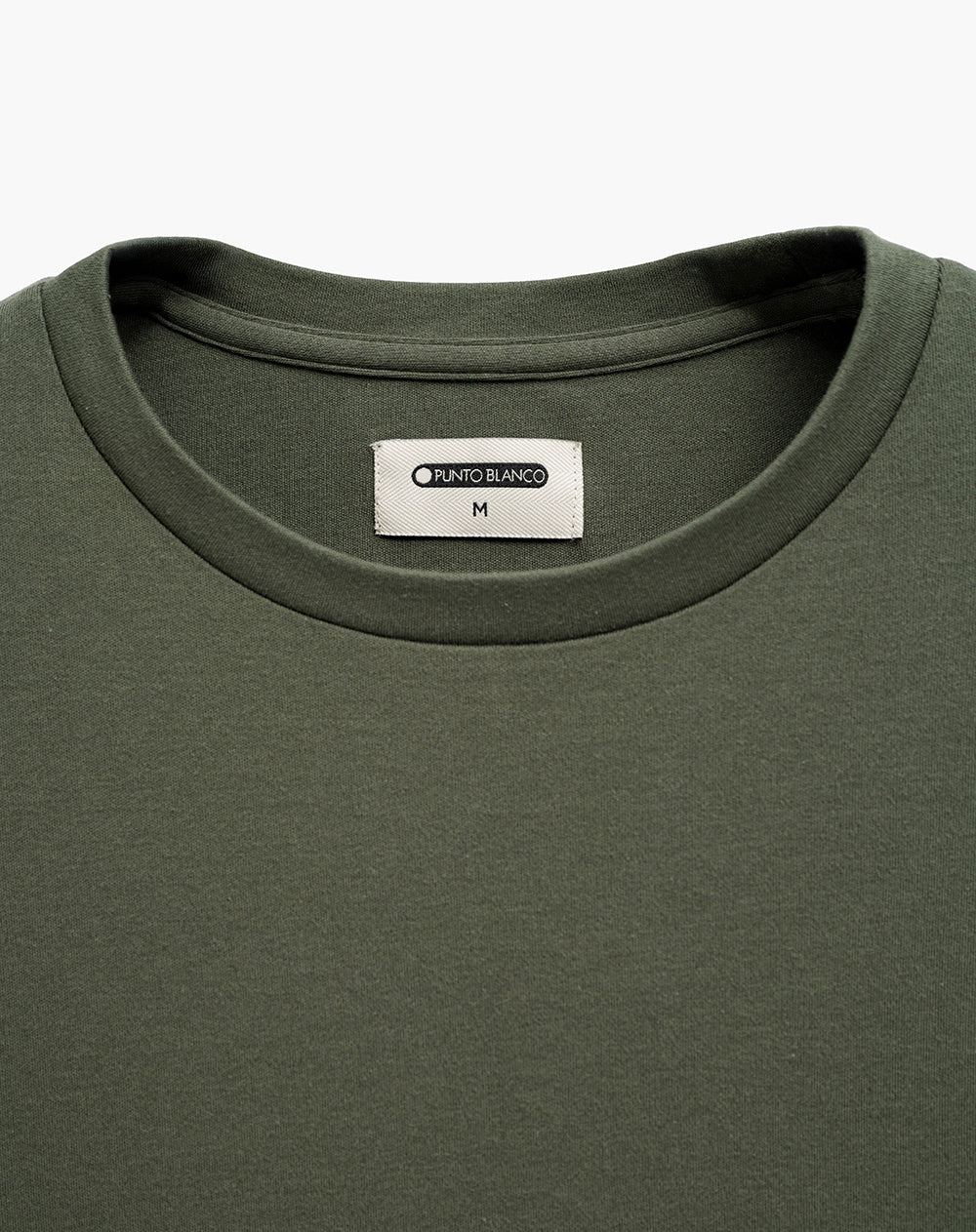 Camiseta regular algodón supima azul hombre