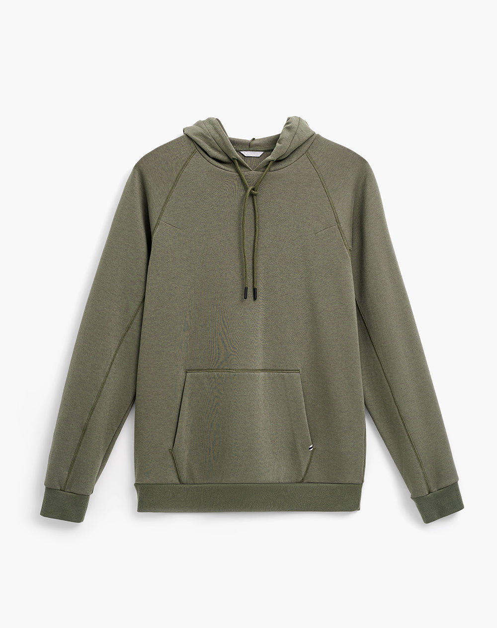Buzo regular tipo hoddie verde hombre