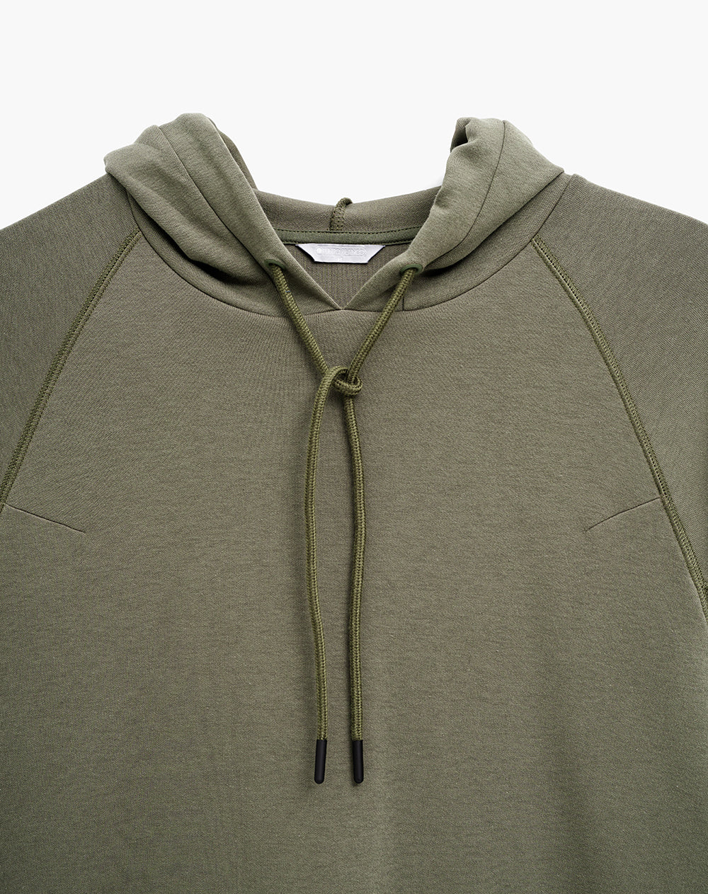Buzo regular tipo hoddie verde hombre