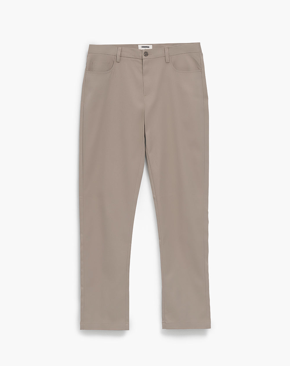 Pantalón chino regular café hombre