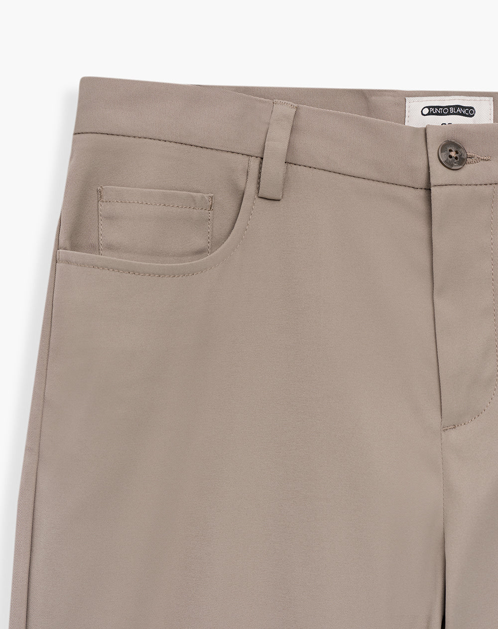 Pantalón chino regular café hombre