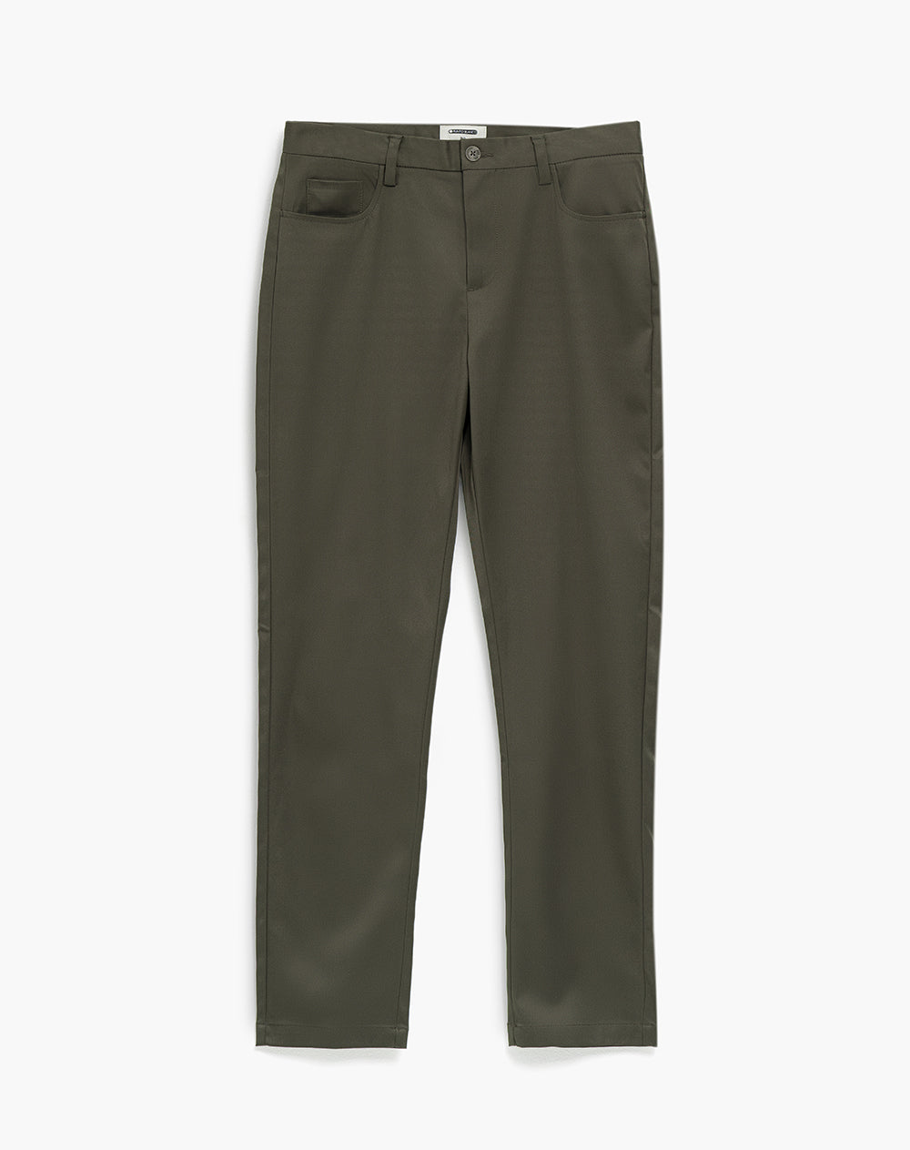 Pantalón chino regular verde hombre
