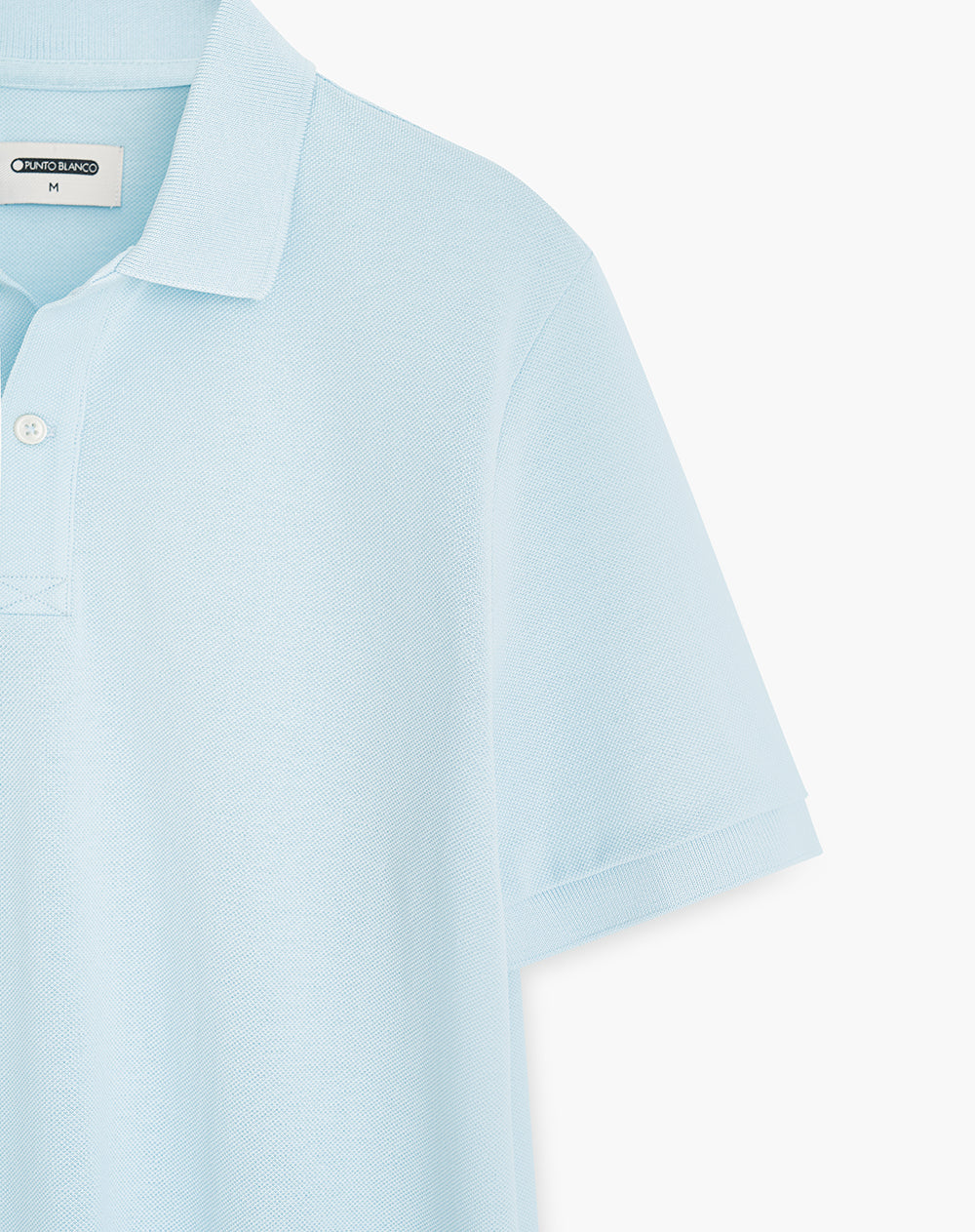 Polo regular fit azul claro