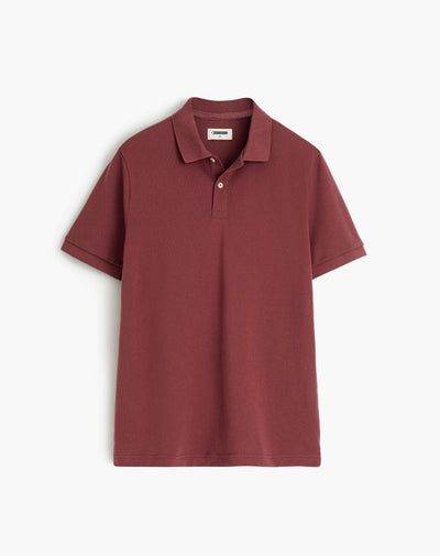 Polo regular fit vinotinto