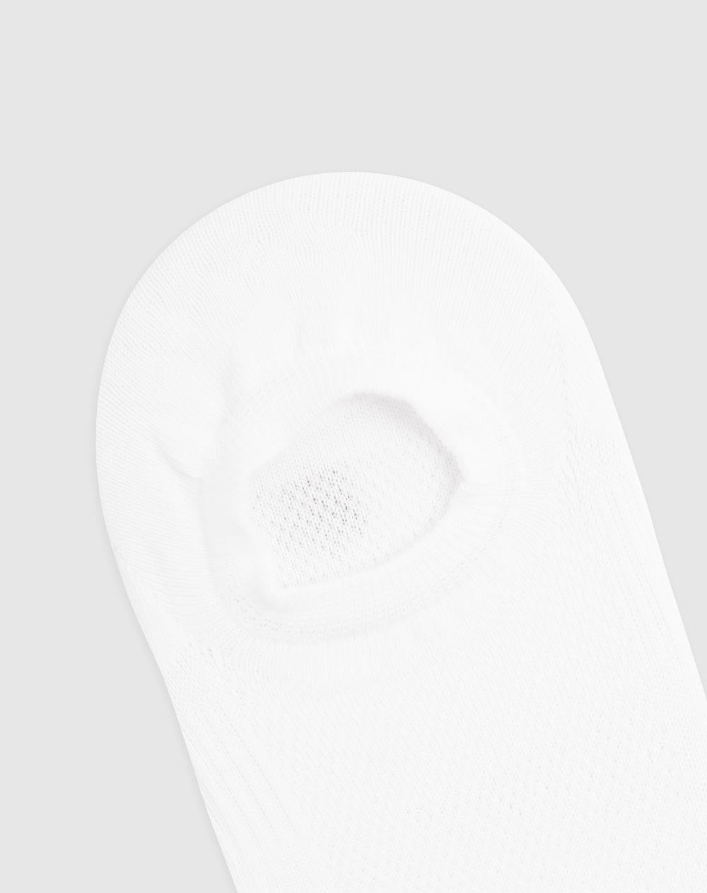 Medias deportivas para hombre tobilleras cortas en algodón pack x5unds blancas
