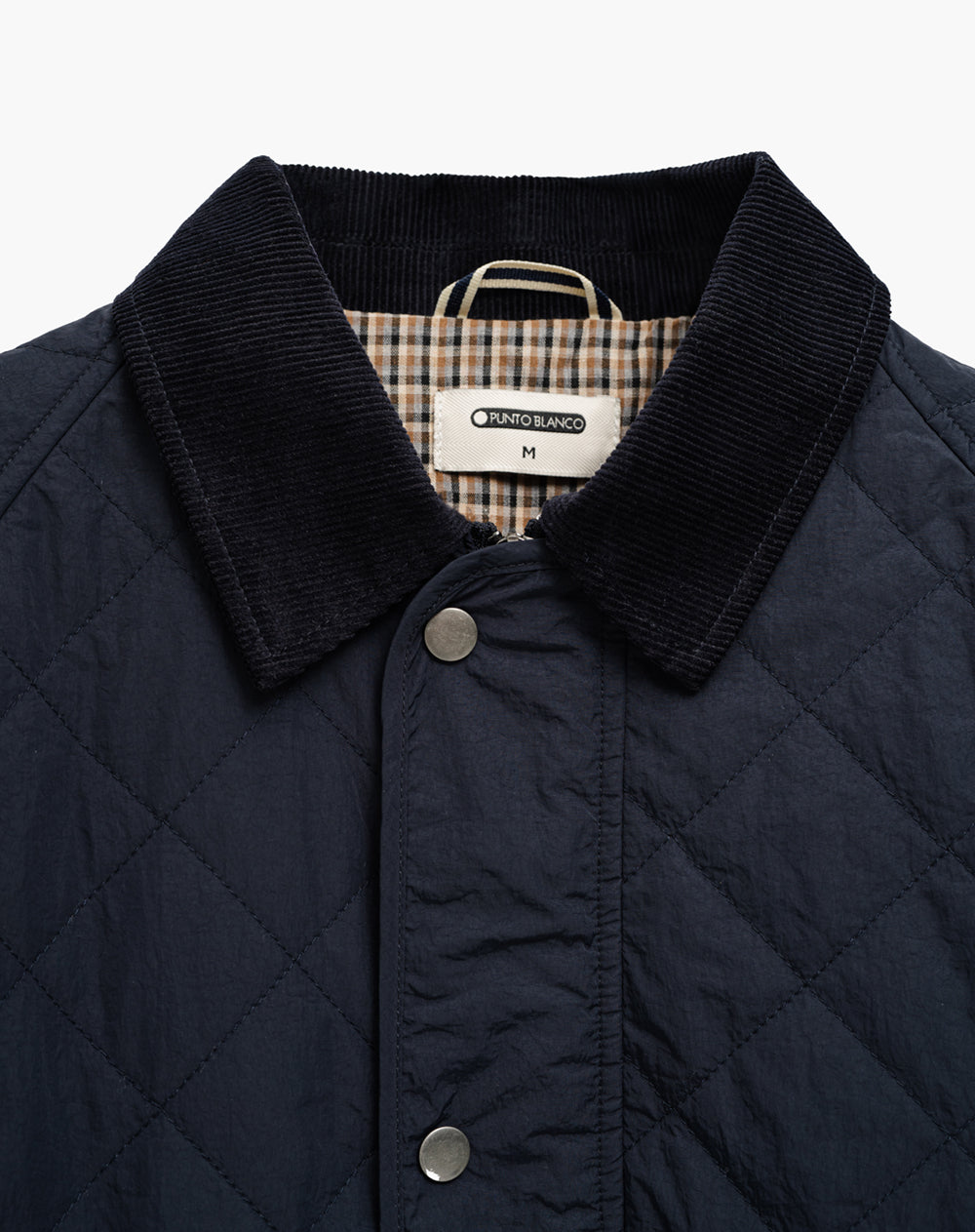 Chaqueta regular fit en drill azul