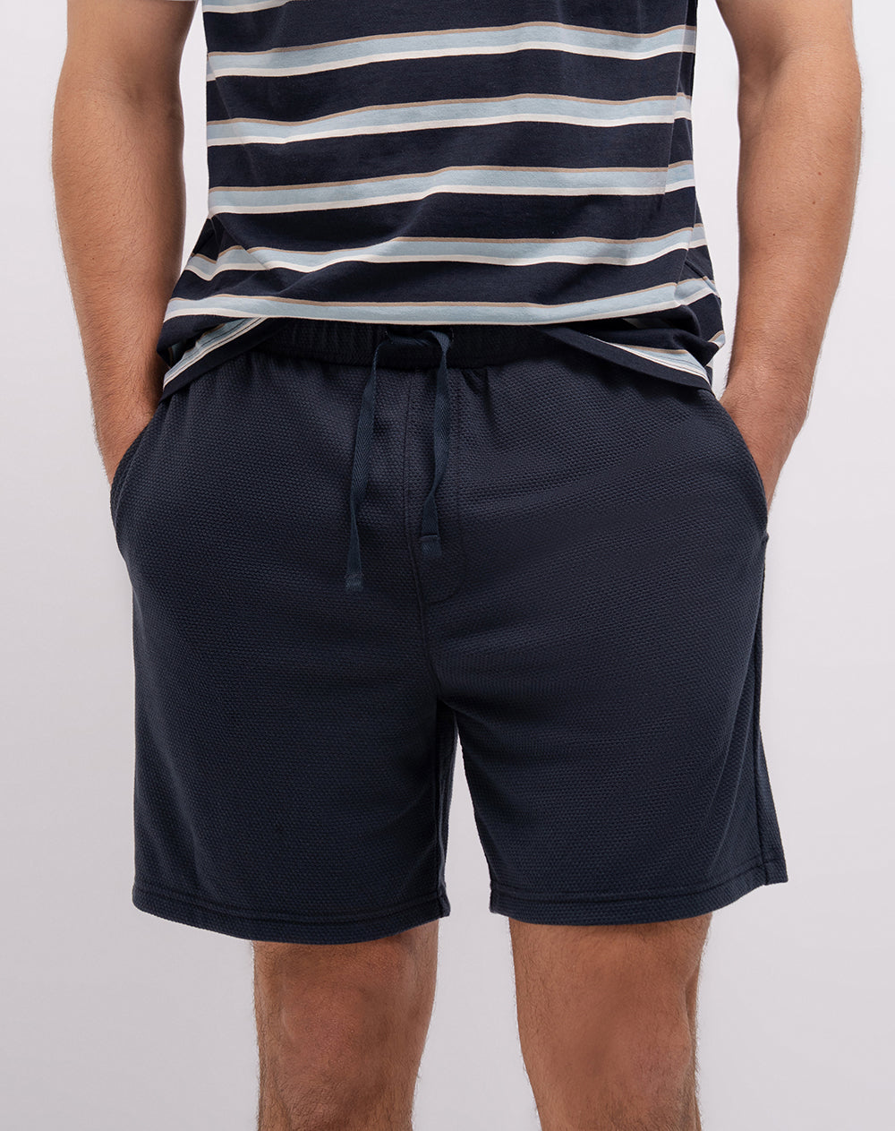 Camiseta + bermuda de pijama surtida hombre