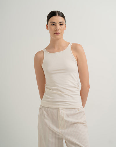 Camiseta esqueleto de pijama mujer algodón avena