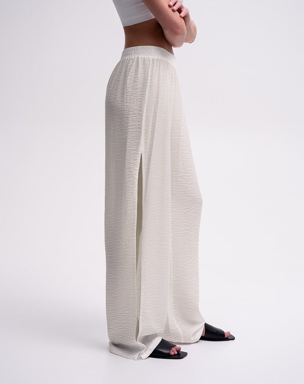 Blusa + pantalón de pijama blanco mujer