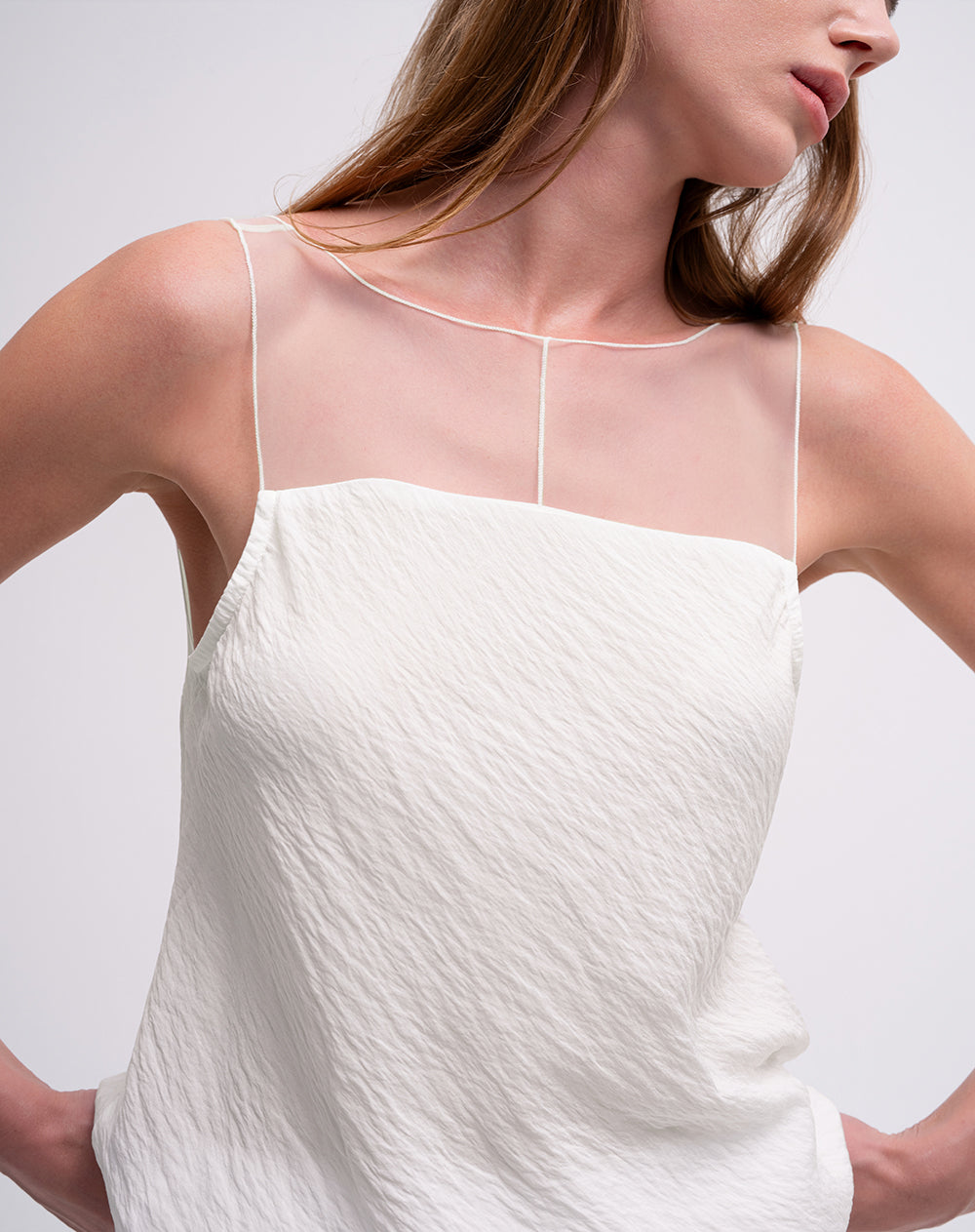 Blusa + pantalón de pijama blanco mujer