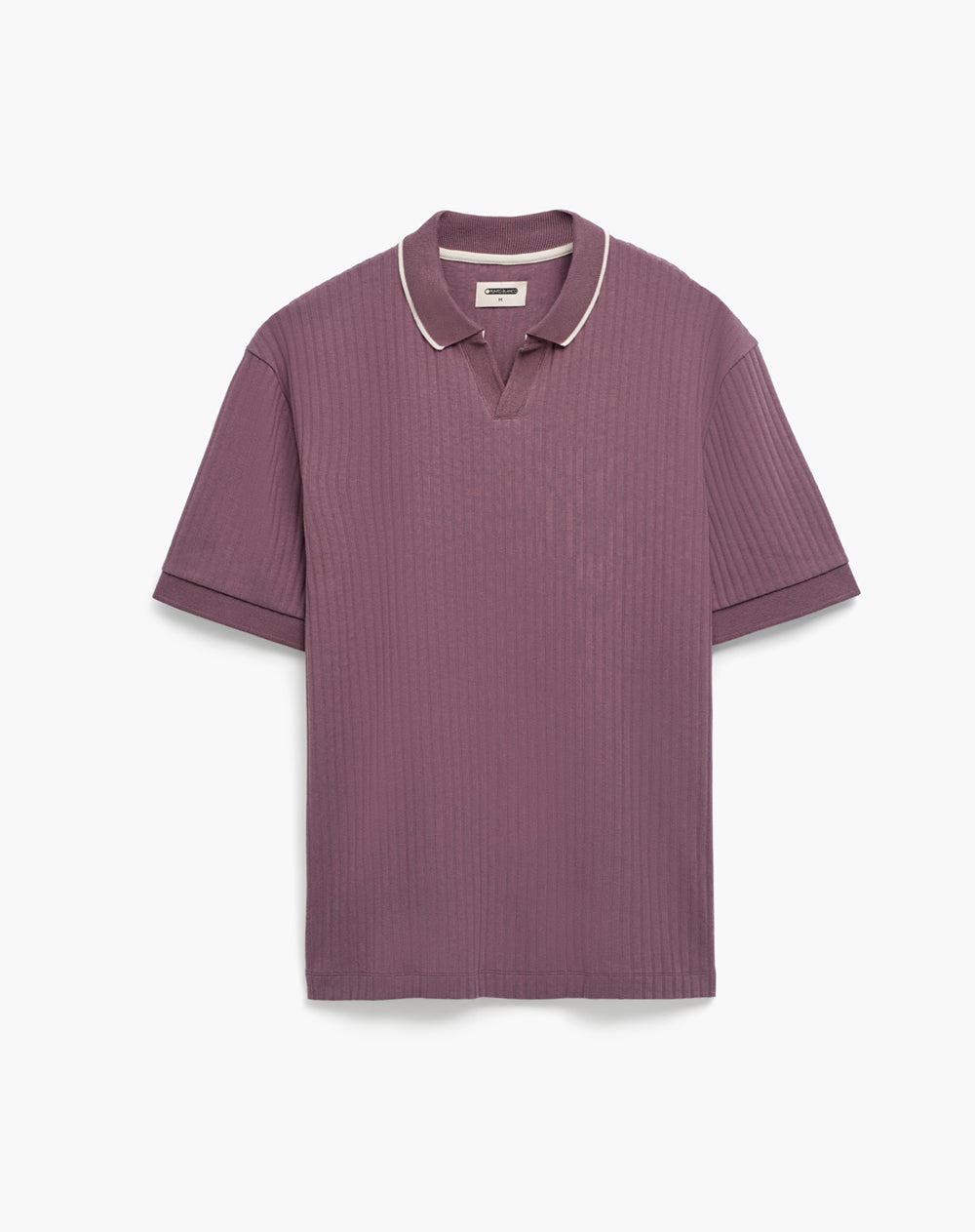 Polo regular morada hombre