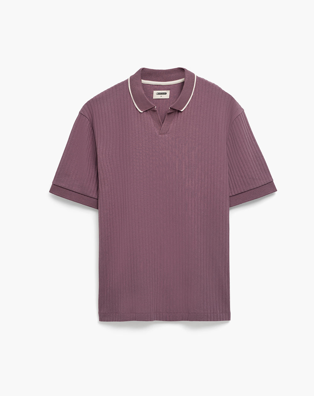 Polo regular morada hombre