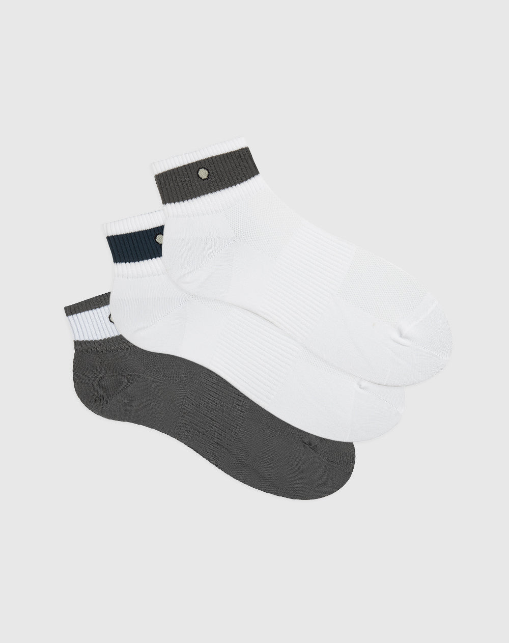 Medias deportivas para hombre tobilleras microfibra pack x3unds surtidas