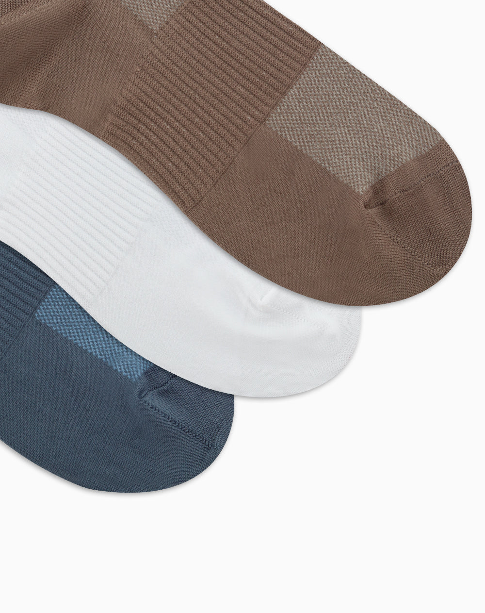 Medias deportivas hombre tobillera microfibra pack x3 surtido