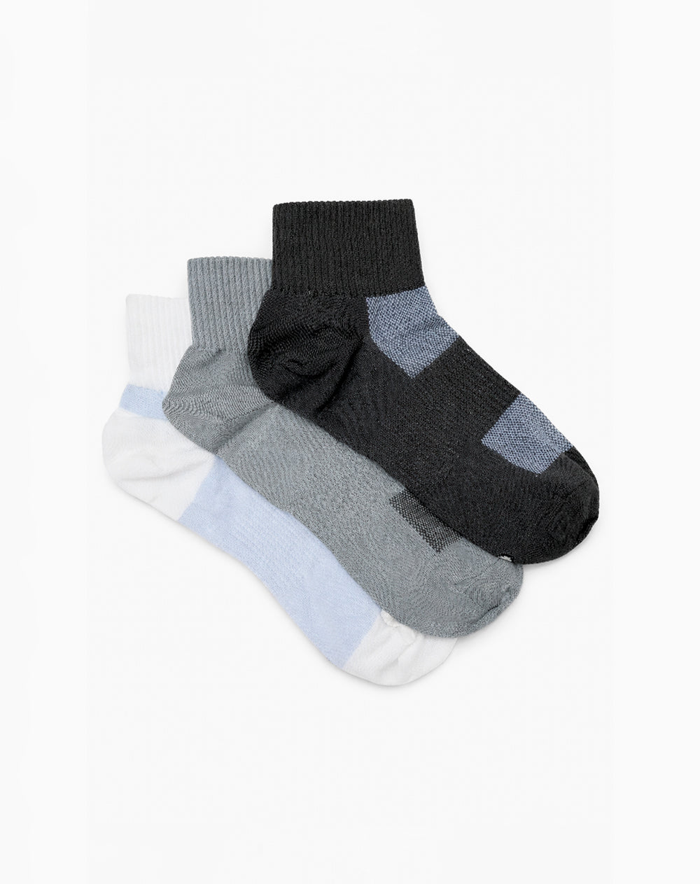 3 pares de medias cortas surtido